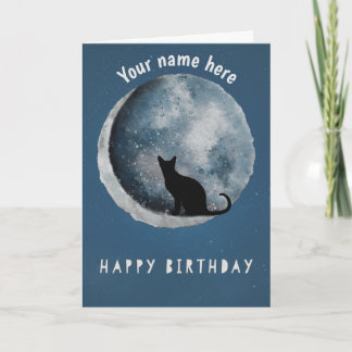 Amoureux des chats - Bonne carte d'anniversaire