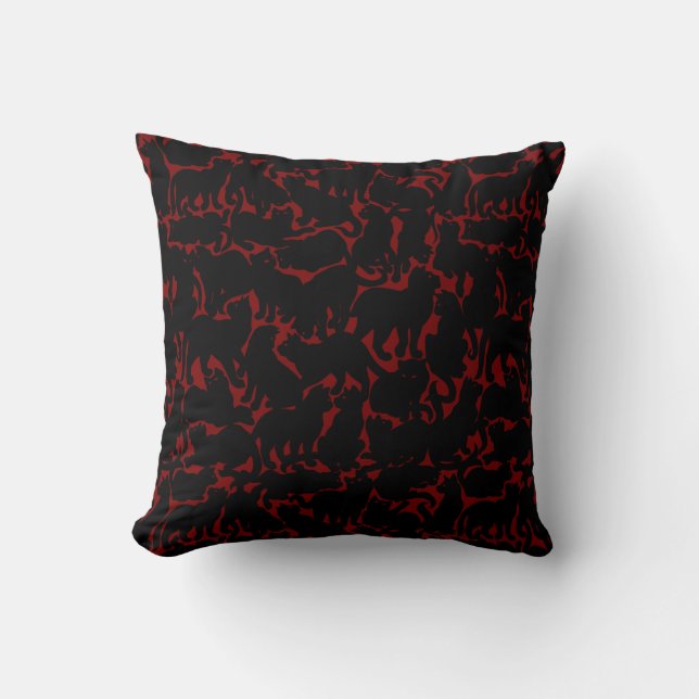 Amoureux des chats Coussin Chat Jeter des oreiller (Recto)