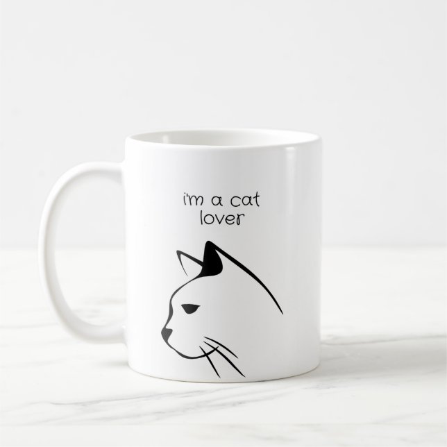 amoureux des chats de tasse (Gauche)