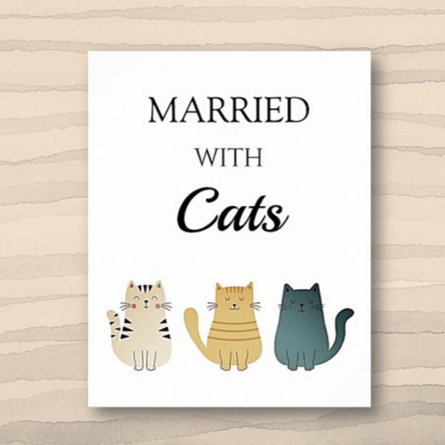 Amoureux des chats Fun Poster Wall Art (Créateur téléchargé)