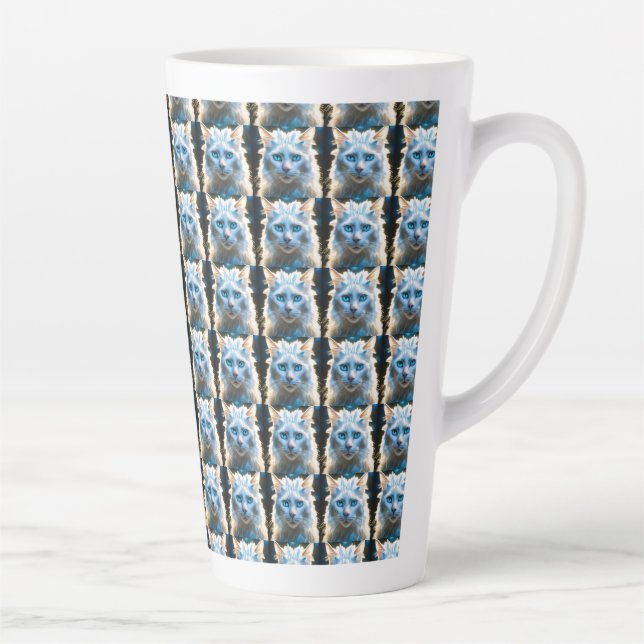 Amoureux des chats Giant Latte Mug (Droite)