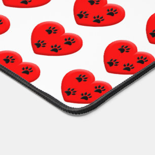 Amoureux des chats Rouge Coeur Et Pâtes Classique