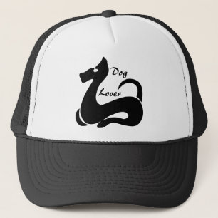 Amoureux des chiens, casquette chien stylisée