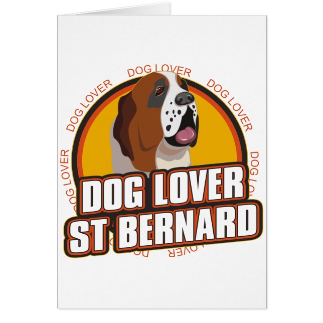 Amoureux des chiens de St Bernard (Devant)