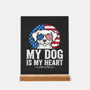 Amoureux des chiens Mon chien est mon cœur