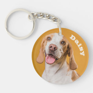 Amoureux des chiens photo personnalisées avec clé 