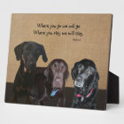 Amoureux des chiens Plaque