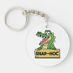 Amoureux drôle d'alligator et soigneur de crocodil