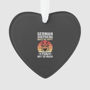 Amoureux du Berger Allemand Drôle Rétro