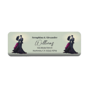 Amoureux romantiques gothiques Mariage élégant
