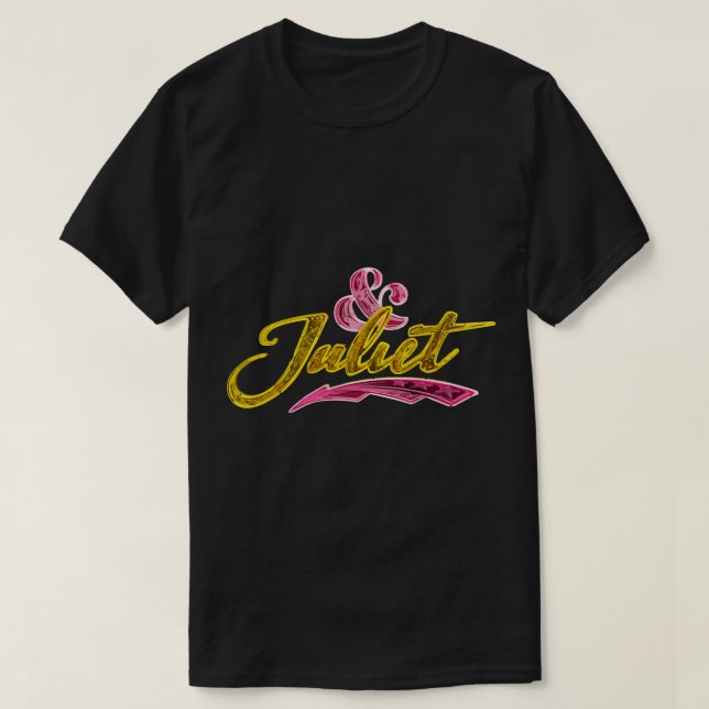 &amp; juliet-logo Sticker T-Shirt (Design Front)