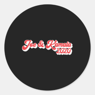 & Kamala 2020 Kamala Harris 2024 Election Anti Classic Round Sticker