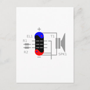 Amp Tube Postcard