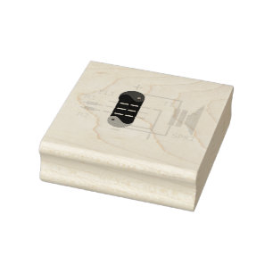 Amp Tube Rubber Stamp