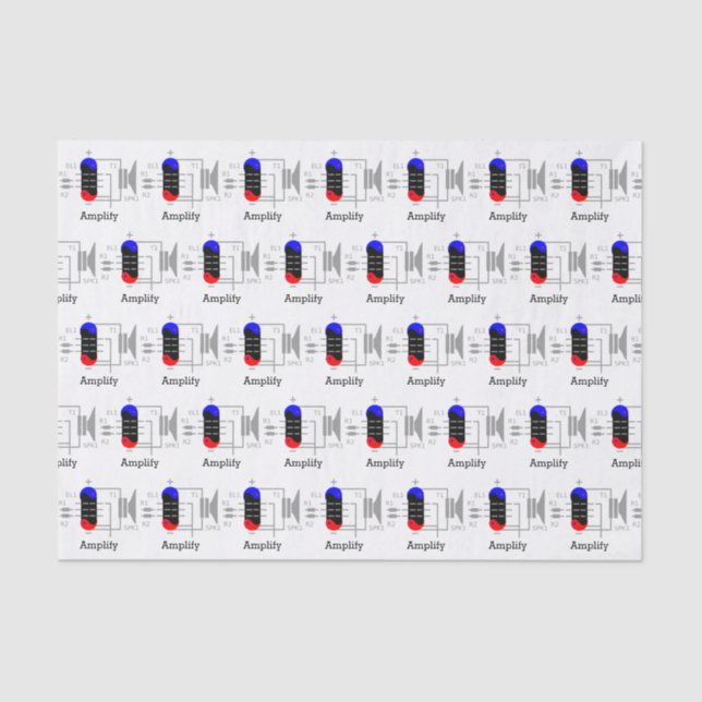 Amp Tube Tissue Paper (Front)