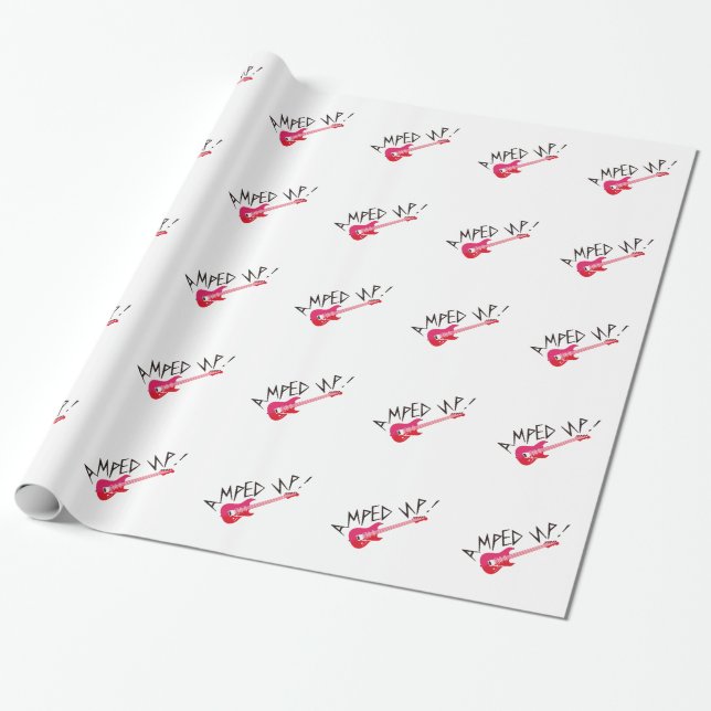 Amped Up Wrapping Paper (Unrolled)