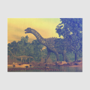 Ampelosaurus dinosaurs tissue paper