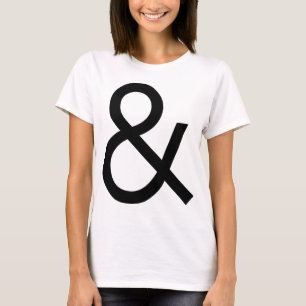 Ampersand - Black on light T-Shirt