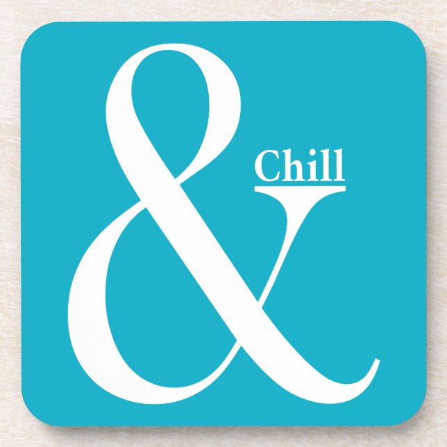 Ampersand Chill Coaster (Front)