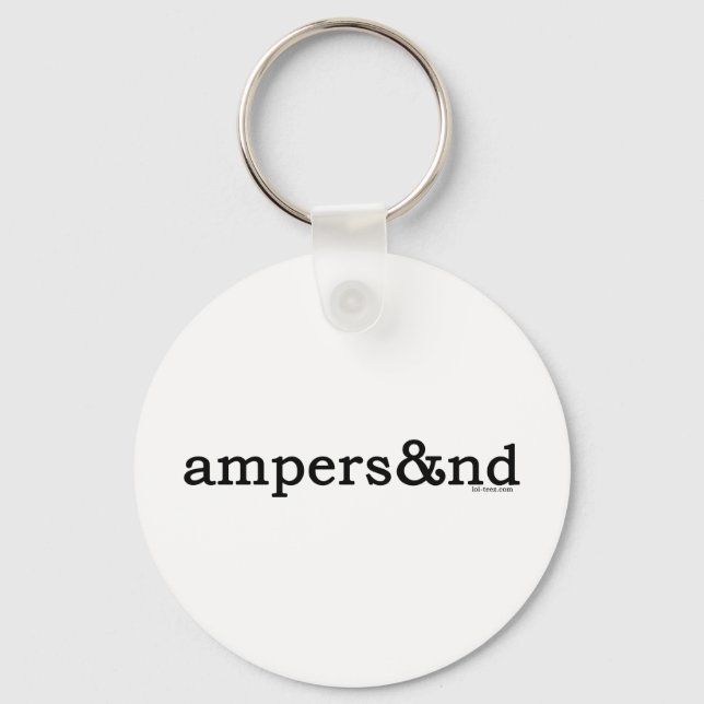 Ampersand Keychain (Front)