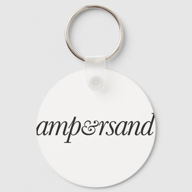 ampersand keychain (Front)