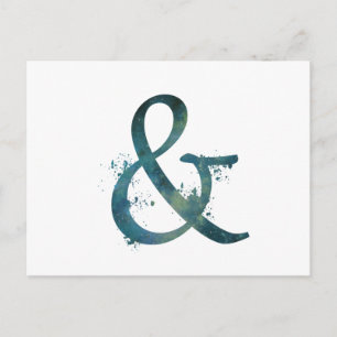 Ampersand Postcard