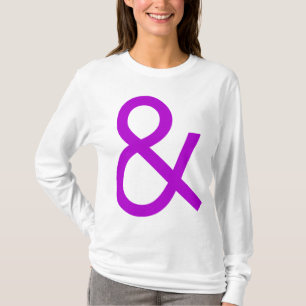 Ampersand - Purple on Light T-Shirt
