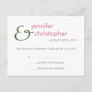 Ampersand :: RSVP Card