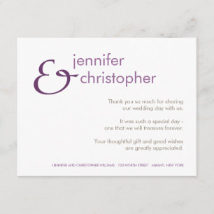 Ampersand :: Thank You Card