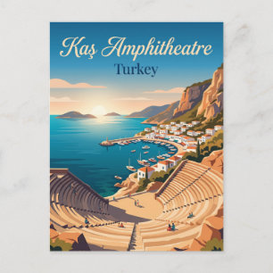 Amphi-Theatre of Kaş Turkey Postcard