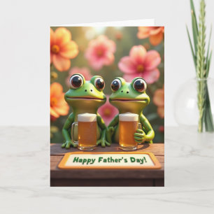 Amphibian Fathers Day Toast Card