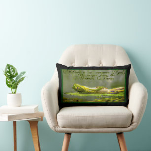 Amphibian Models: Frog Laze 01-02 Lumbar Pillow