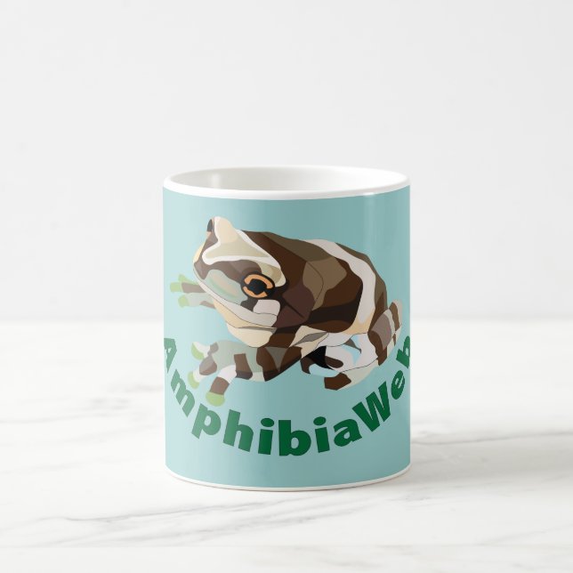 AmphibiaWeb Amazon Milk Frog Colorblock Mug (Center)
