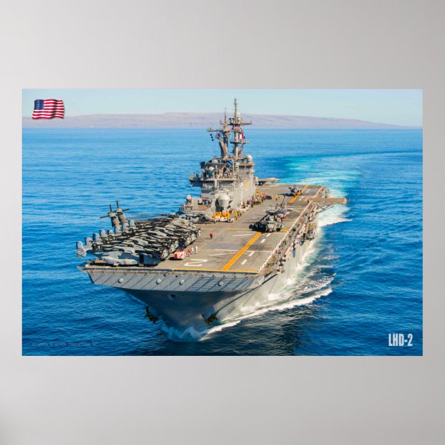 AMPHIBIOUS ASSAULT SHIP – LHD-2 POSTER (Front)