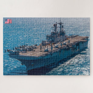 AMPHIBIOUS ASSAULT SHIP – LHD 6 (20x30 INCH) Jigsaw Puzzle