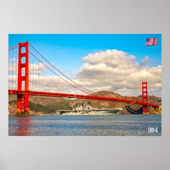 AMPHIBIOUS ASSAULT SHIP – LHD-6 POSTER (Front)