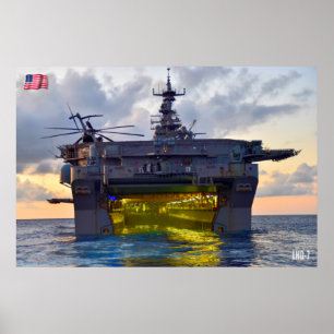 AMPHIBIOUS ASSAULT SHIP – LHD-7 POSTER