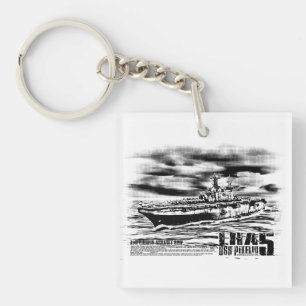 Amphibious assault ship Peleliu Aif keychain