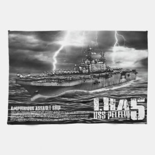 Amphibious assault ship Peleliu Dawsonsf kitchent Kitchen Towel