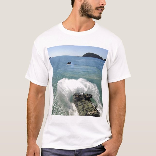 Amphibious Assault vehicles exit the well deck T-Shirt (Front)