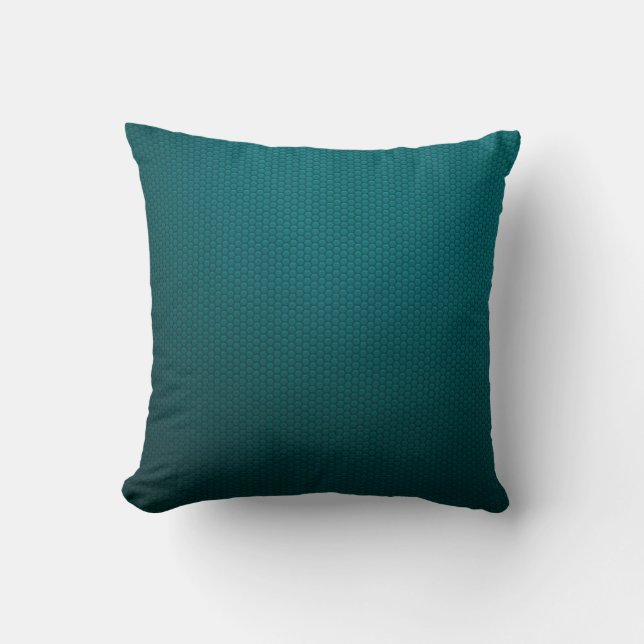 Amphibious Blue Green Sport Throw Pillow (Front)