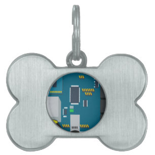 amphisbaena two platform dtn node vector pet tag