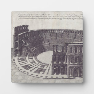 Amphitheater at Verona at Piazza Bra Plaque