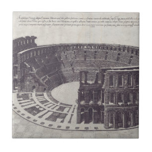 Amphitheater at Verona at Piazza Bra Tile