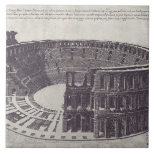 Amphitheater at Verona at Piazza Bra Tile