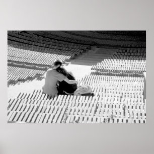 Amphitheater with love poster