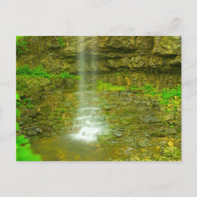 Amphitheatre Falls, John Bryan State Park, Ohio Postcard (Front)