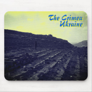 Amphitheatre Limestone Quarry, Crimea, Ukraine Mouse Pad