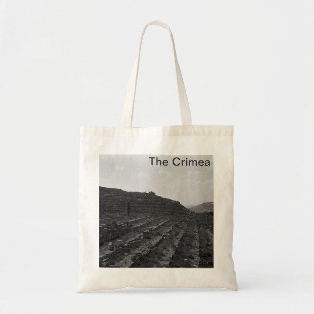 Amphitheatre Limestone Quarry in the Crimea Tote Bag (Front)