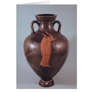 Amphora à silhouette rouge